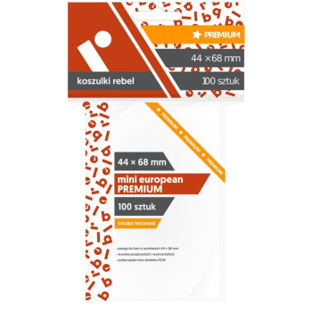 Koszulki Mini European Premium 45x68 (100szt)REBEL